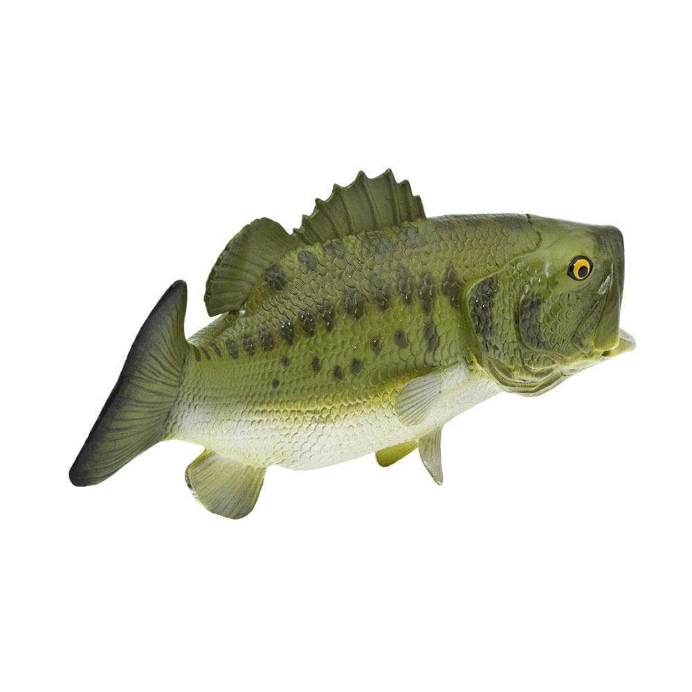 Back. Safari Ltd. - Largemouth Bass Toy Figurine.