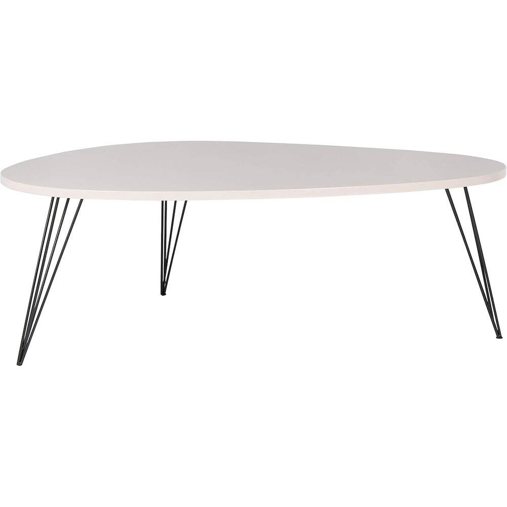 Angle. Safavieh - Home Collection Wynton Coffee Table,Taupe/Black - Brown.