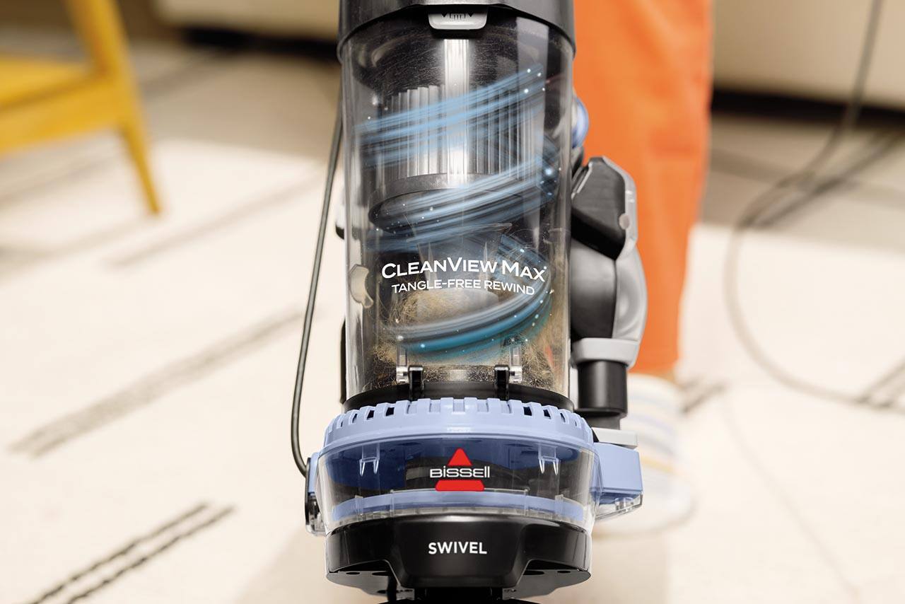 CLEANVIEW MAX  
TANGLE-FREE REWIND  
BISSELL  
SWIVEL