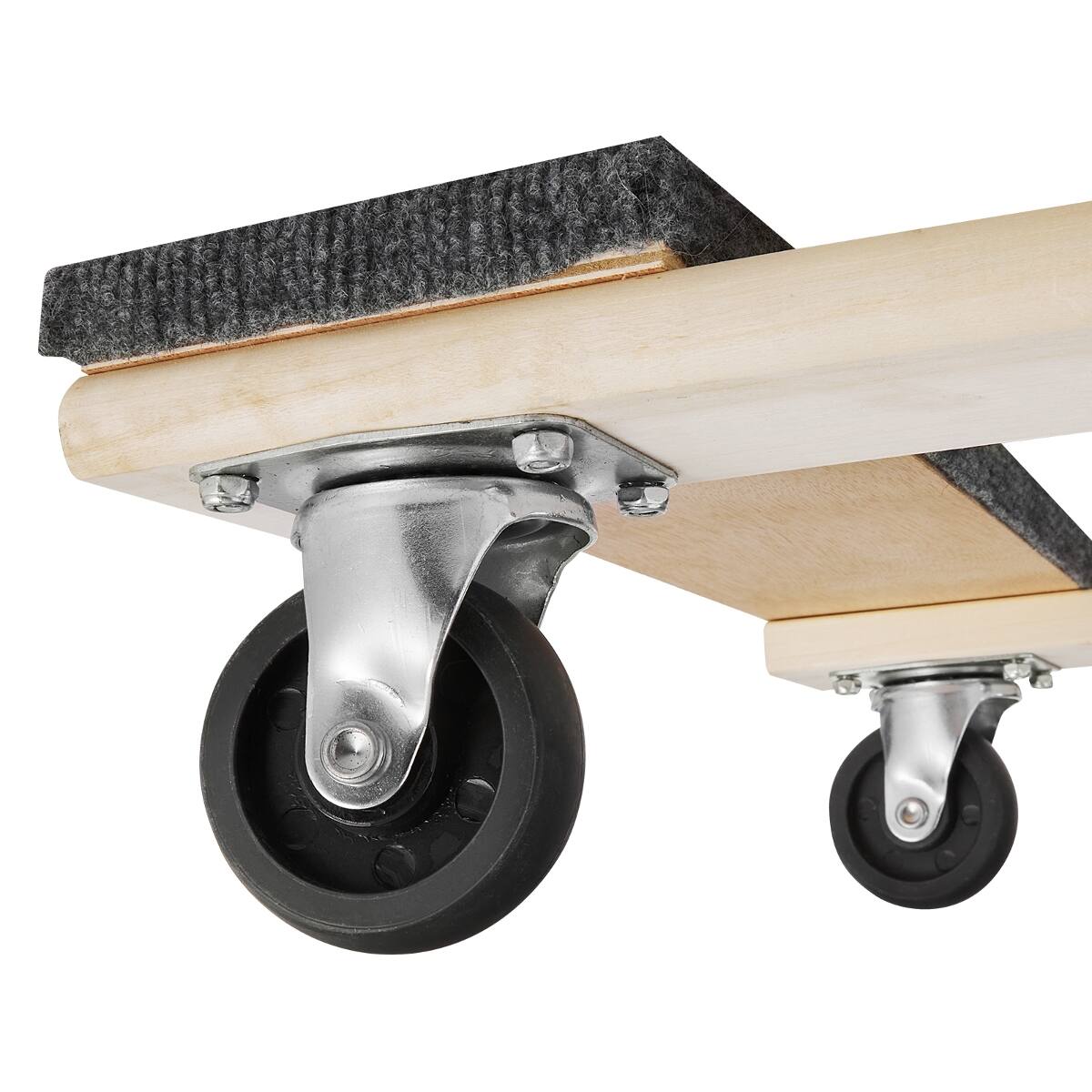 Alt View 2. Ropilly - Ropilly Heavy Duty Furniture Dolly with 1000 lb Load Capacity, 18 x 30 Inch Moving Cart for Heavy Furniture - Wood.