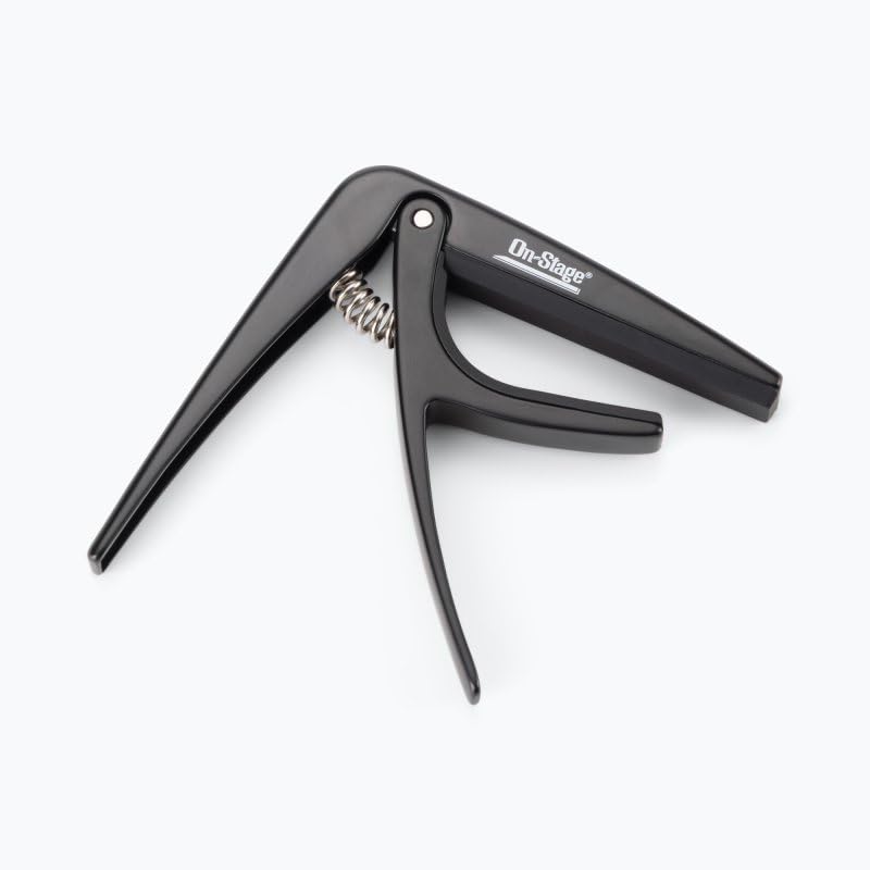 Angle. On Stage Stands - On-Stage GA300 Classical Guitar Capo, Black - Black.