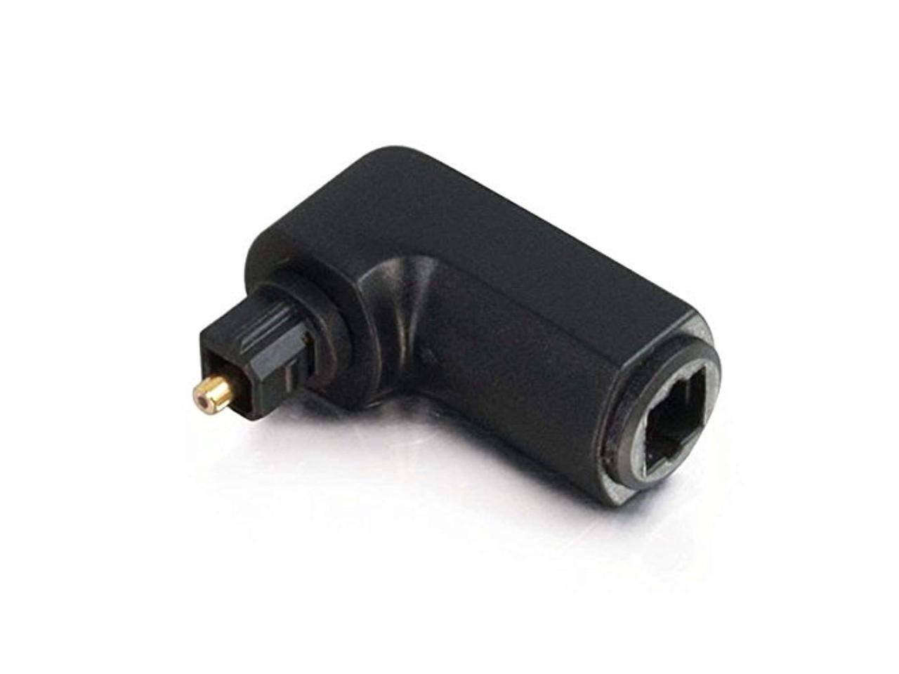 Alt View 5. Cables to Go - C2G 40016 VELOCITY™ RIGHT ANGLE TOSLINK® PORT SAVER ADAPTER.