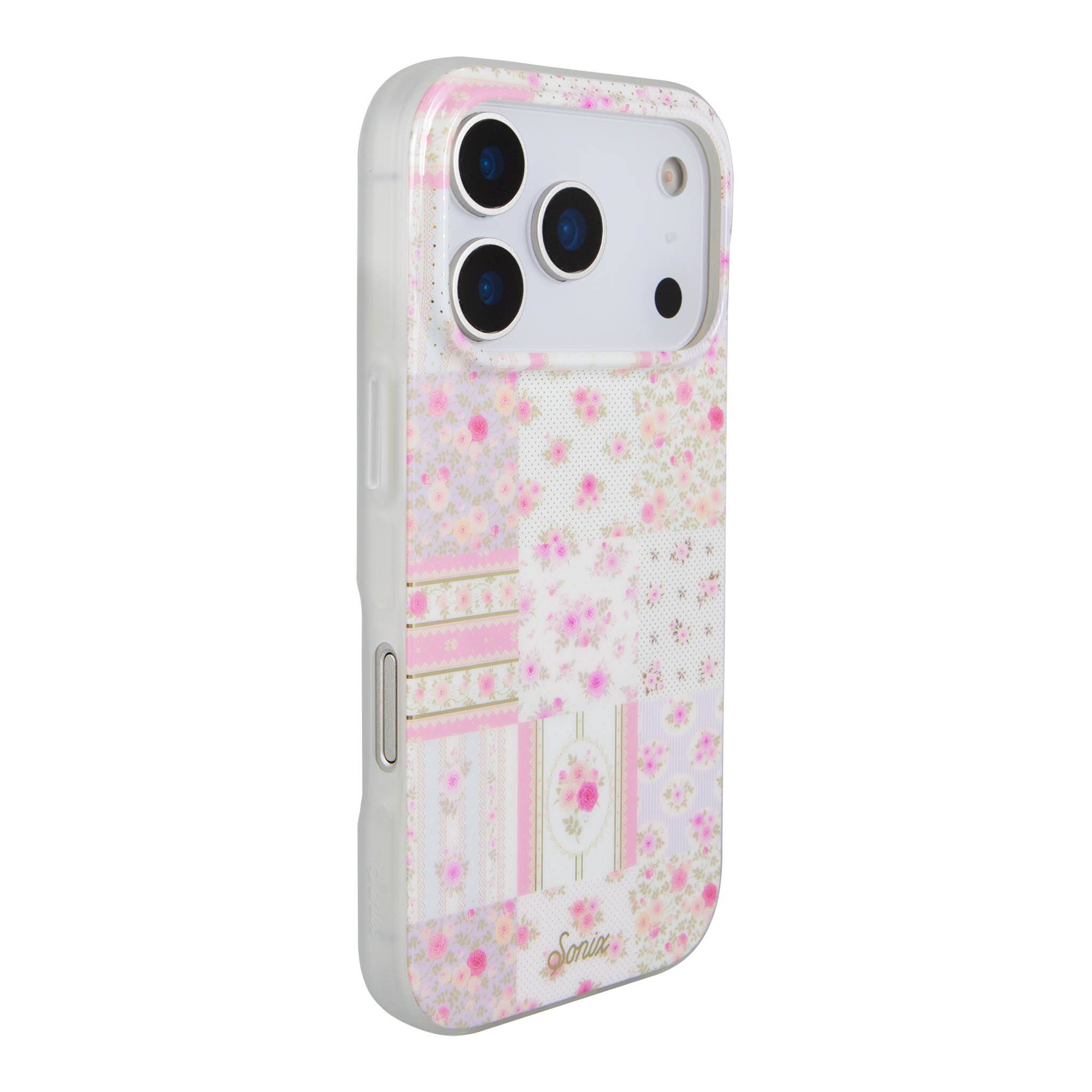 Angle. Sonix - iPhone 17 Pro Case Patchwork Cottage - Multi.