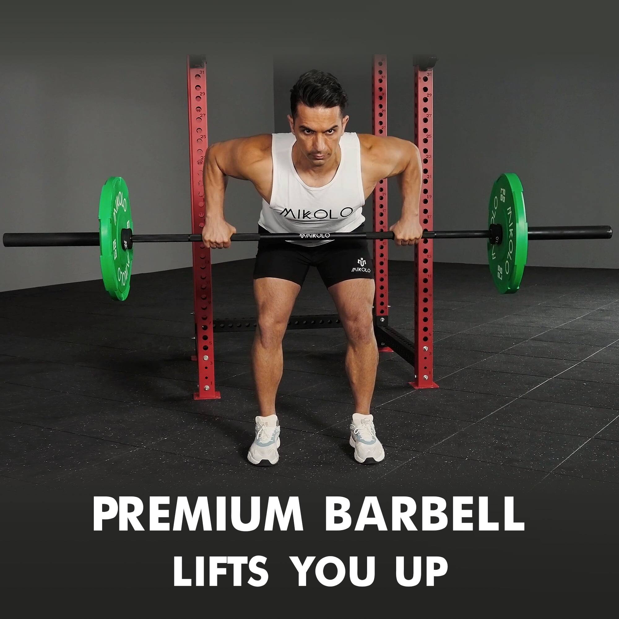 MIKOLLO  
MIKOLLO  
MIKOLLO  

PREMIUM BARBELL  
LIFTS YOU UP