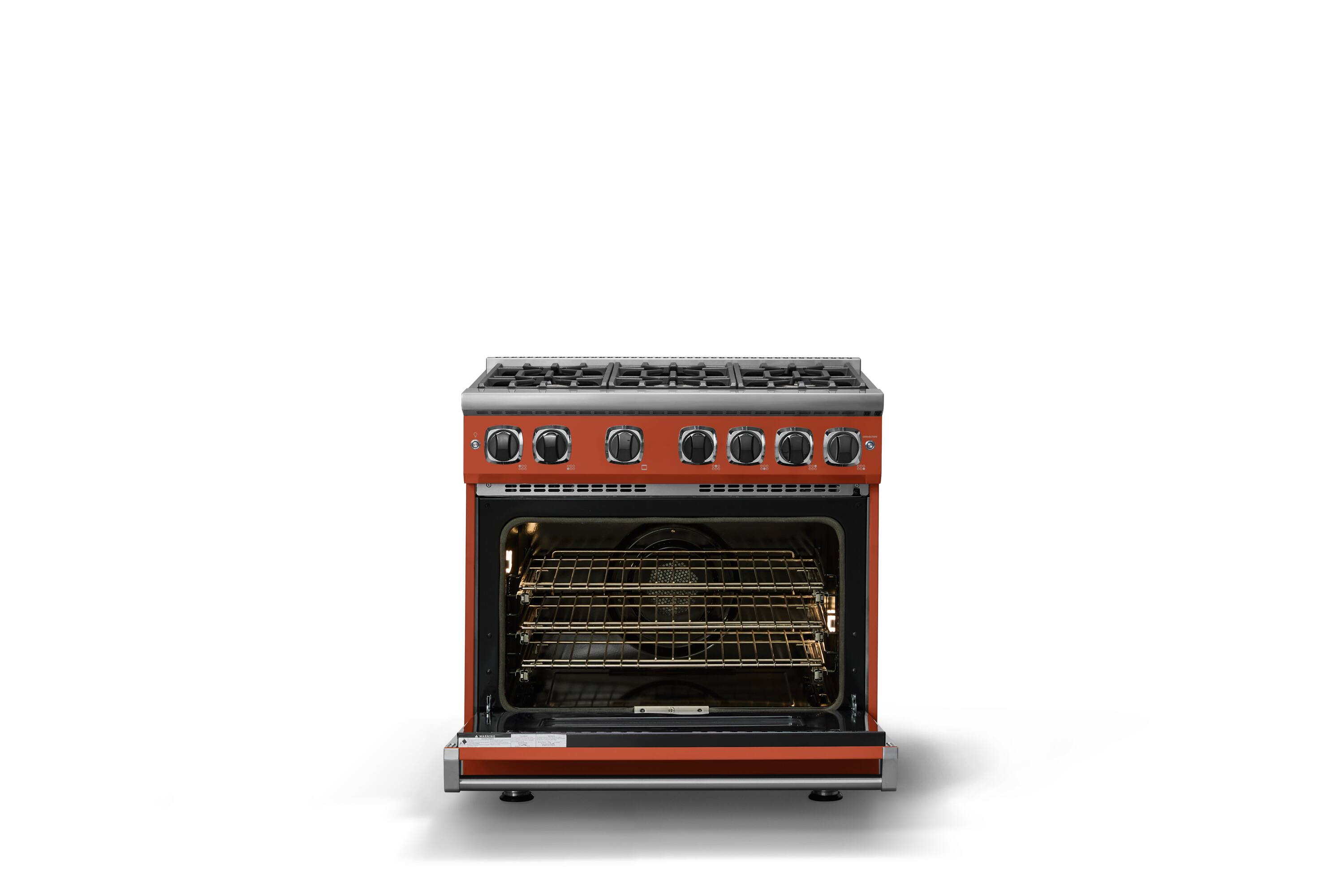 Alt View 2. Viking - Pro 7 Series 5.6 Cu. Ft. Freestanding Sealed 4 Burner Gas Convection Range - Spiced Cider - Spiced Cider.