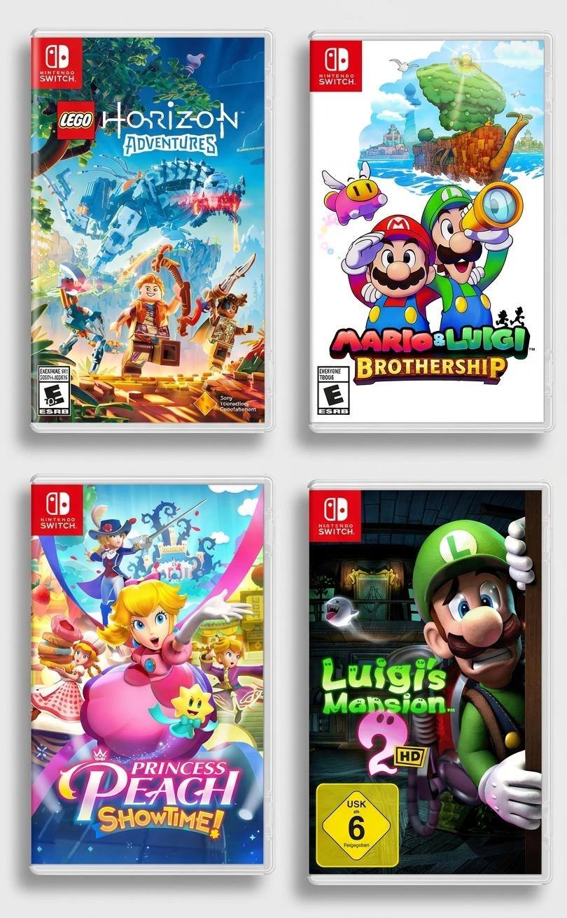 - LEGO HORIZON ADVENTURES
- MARIO & LUIGI BROTHERSHIP
- PRINCESS PEACH SHOWTIME!
- Luigi's Mansion 2 HD