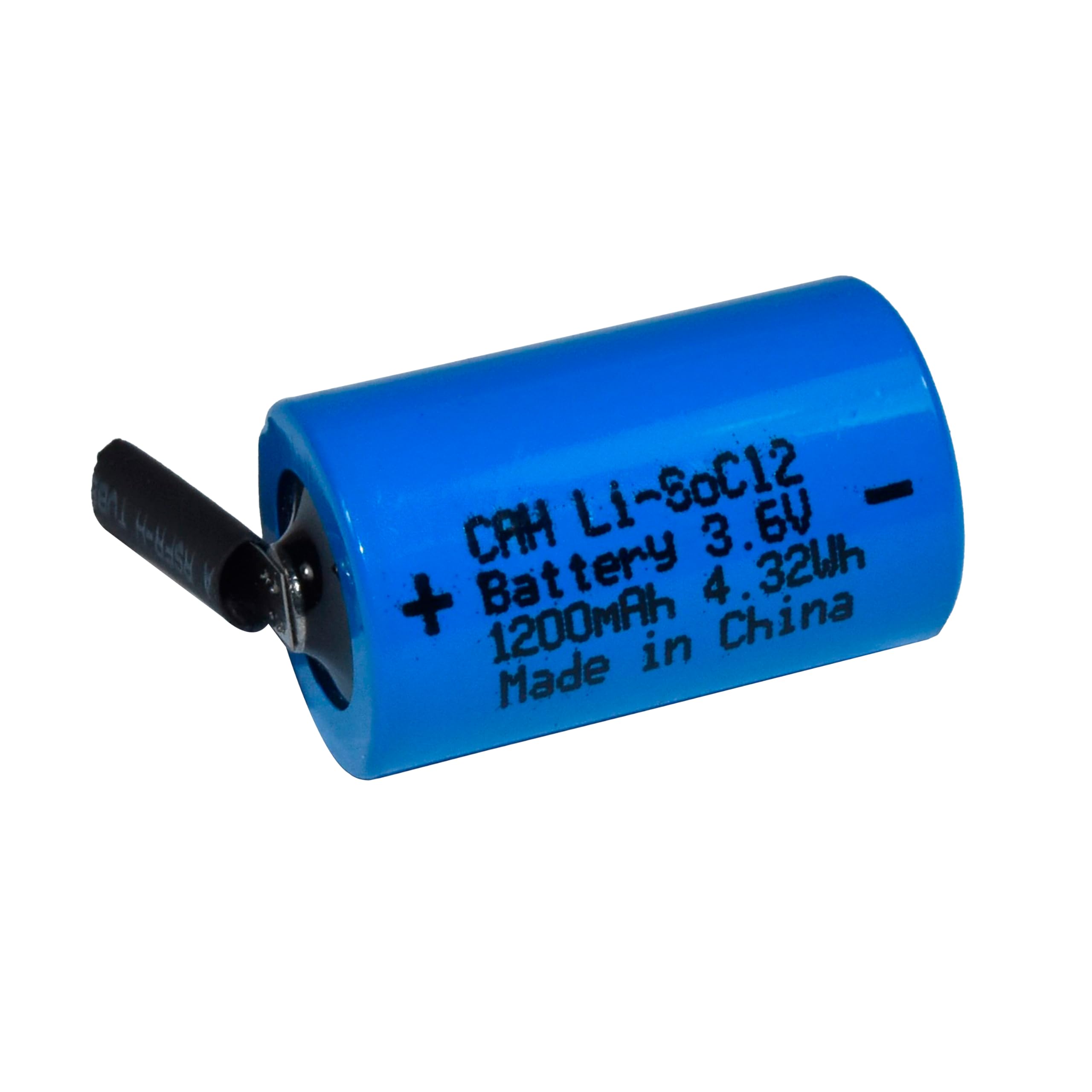 CR123A Li-80C12 3.6V Battery 1200mAh 4.32Wh Made in China