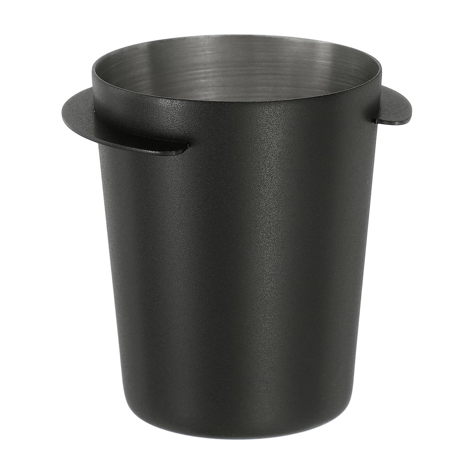 Unique Bargains - 53mm Coffee Grinder Powder Cup, Stainless Steel Espresso Coffee Powder Feeder for Coffee Tamper Tool - Black