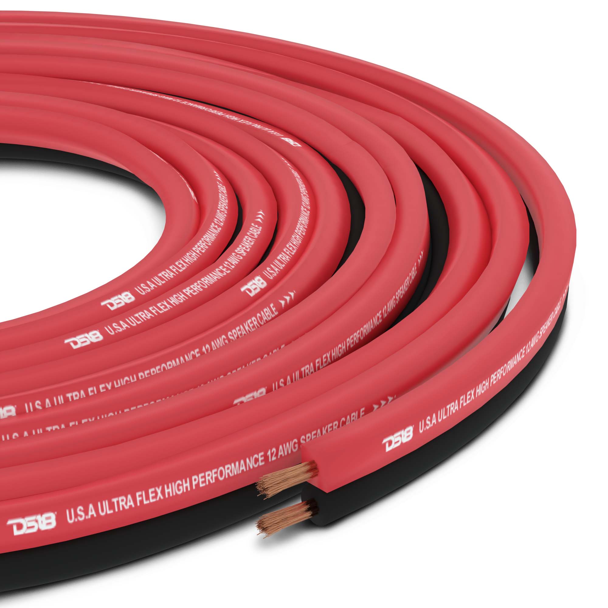U.S.A ULTRA FLEX HIGH PERFORMANCE 12 AWG SPEAKER CABLE  
D518