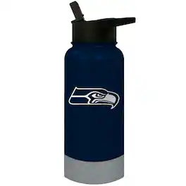 Great American Products - Seattle Seahawks 32oz. Logo Thirst Hydration Water Bottle - Multicolor