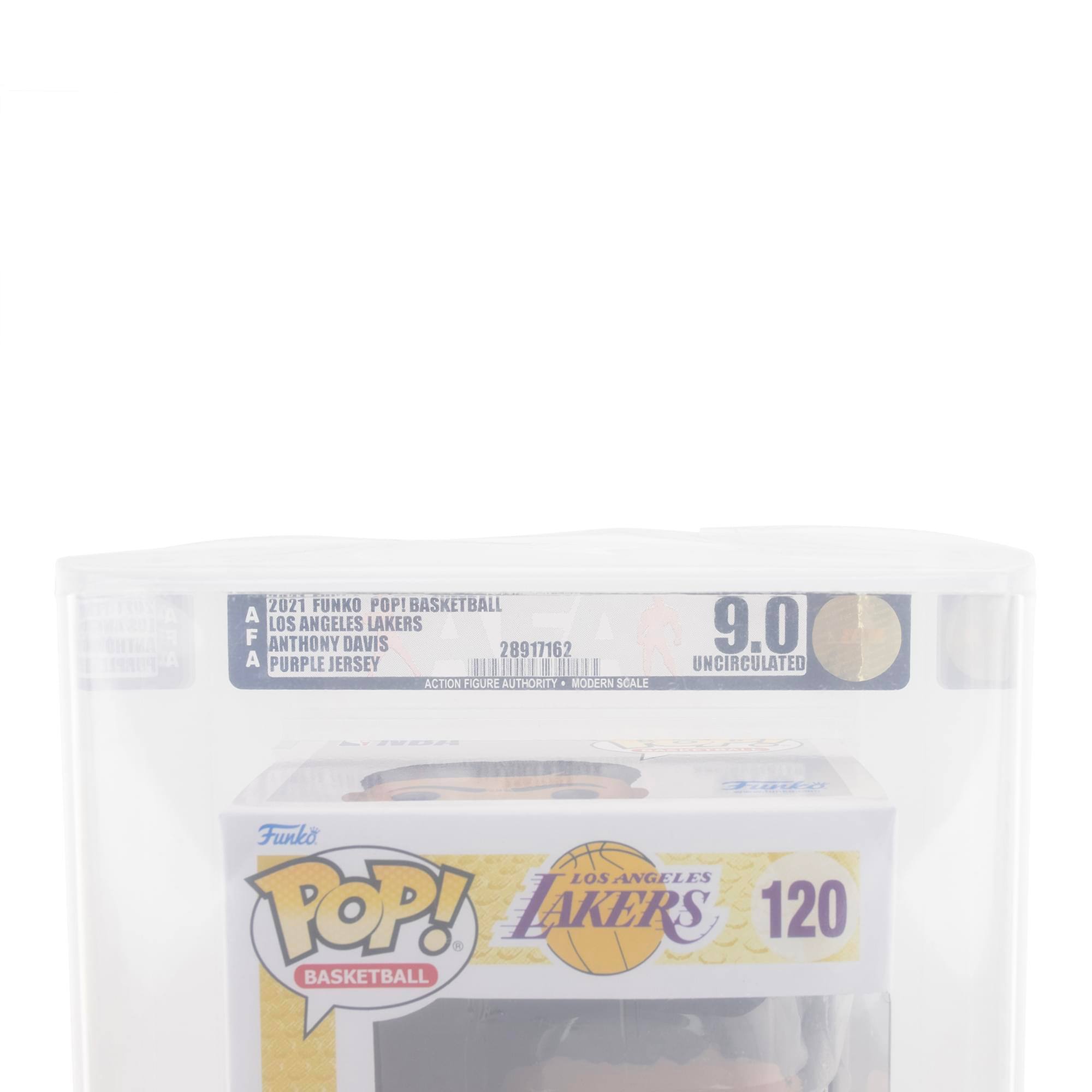 2021 Funko Pop! Basketball Los Angeles Lakers Anthony Davis Purple Jersey  
AFA 9.0 Uncirculated  
28917162  
Action Figure Authority Modern Scale  
Los Angeles Lakers 120