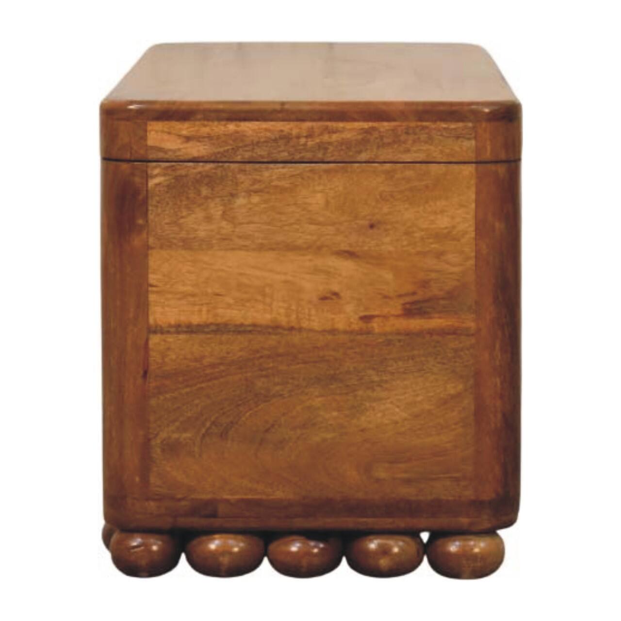 Alt View 4. Artisan Furniture - Artisan Furniture Solid Wood Bola Storage Trunk Bench, Brown - Brown.