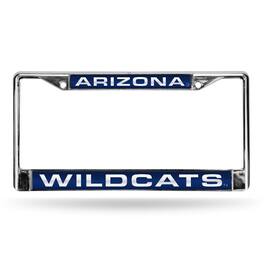 Rico Industries - Arizona Wildcats Chrome Metal Laser Cut License Plate Frame - Multi