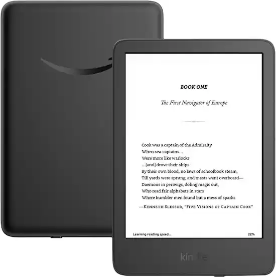 Amazon Kindle (16 GB) Lightest and most compact Kindle, with