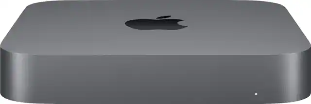 Front. Apple - Pre-Owned Mac Mini Desktop - Intel Core i5 - 8GB Memory - 512GB SSD (2018) - Space Gray.