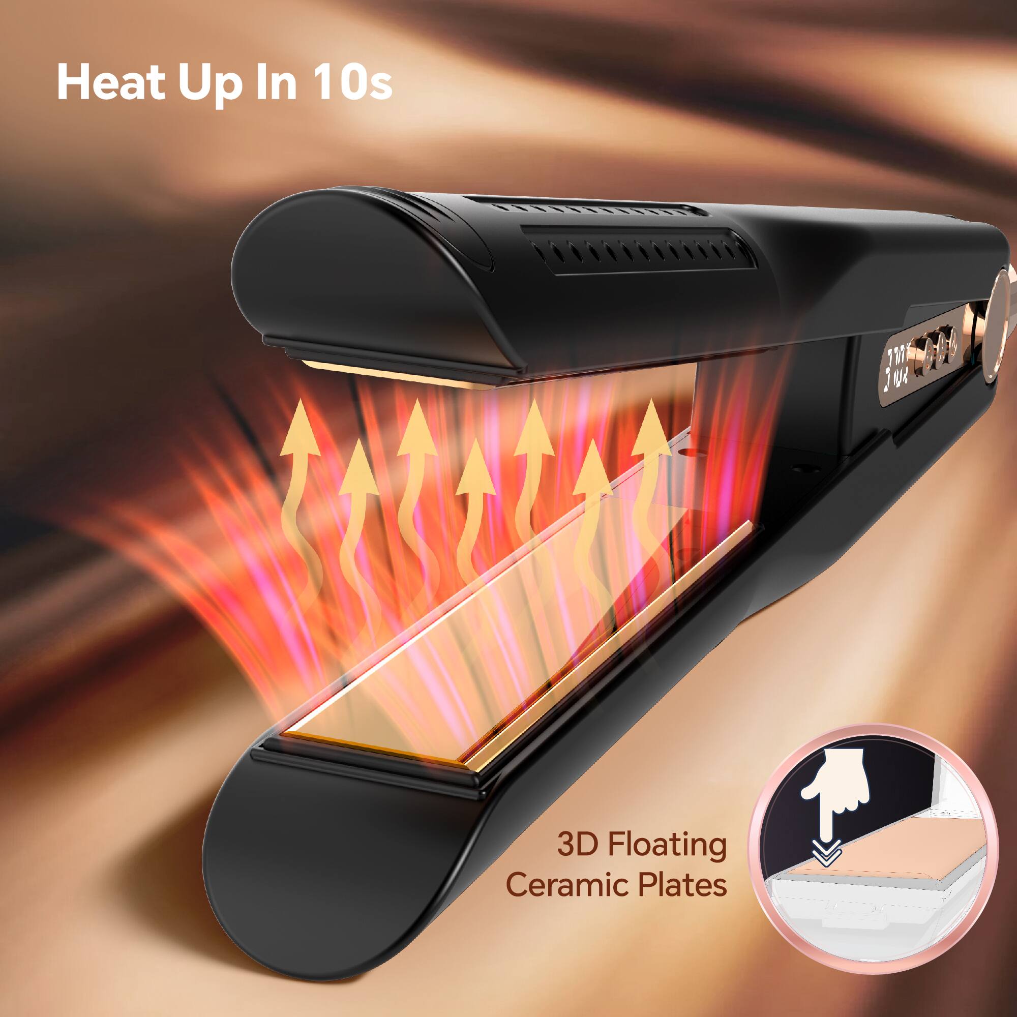 Heat Up In 10s, 3D Floating Ceramic Plates