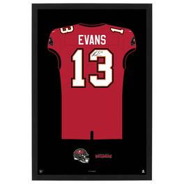 Sporticulture - Mike Evans Tampa Bay Buccaneers Home Jersey Framed Art Print - Red