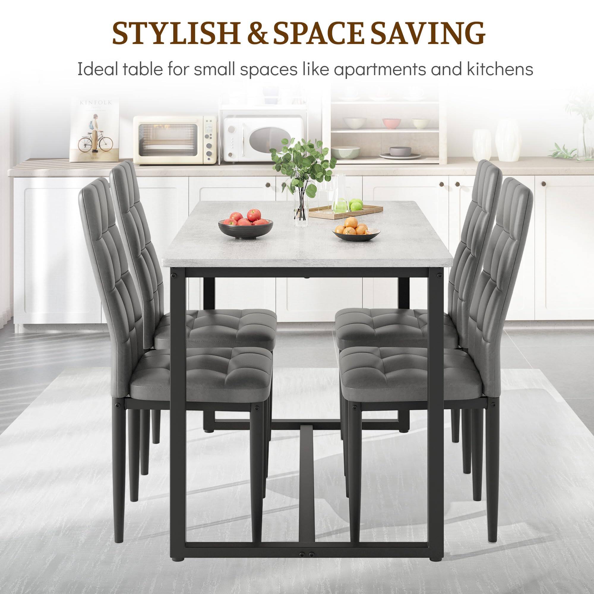 STYLISH & SPACE SAVING  
Ideal table for small spaces like apartments and kitchens
