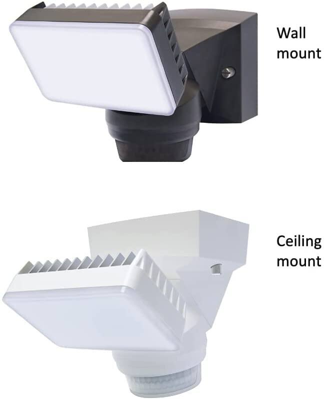 Wall mount  
Ceiling mount