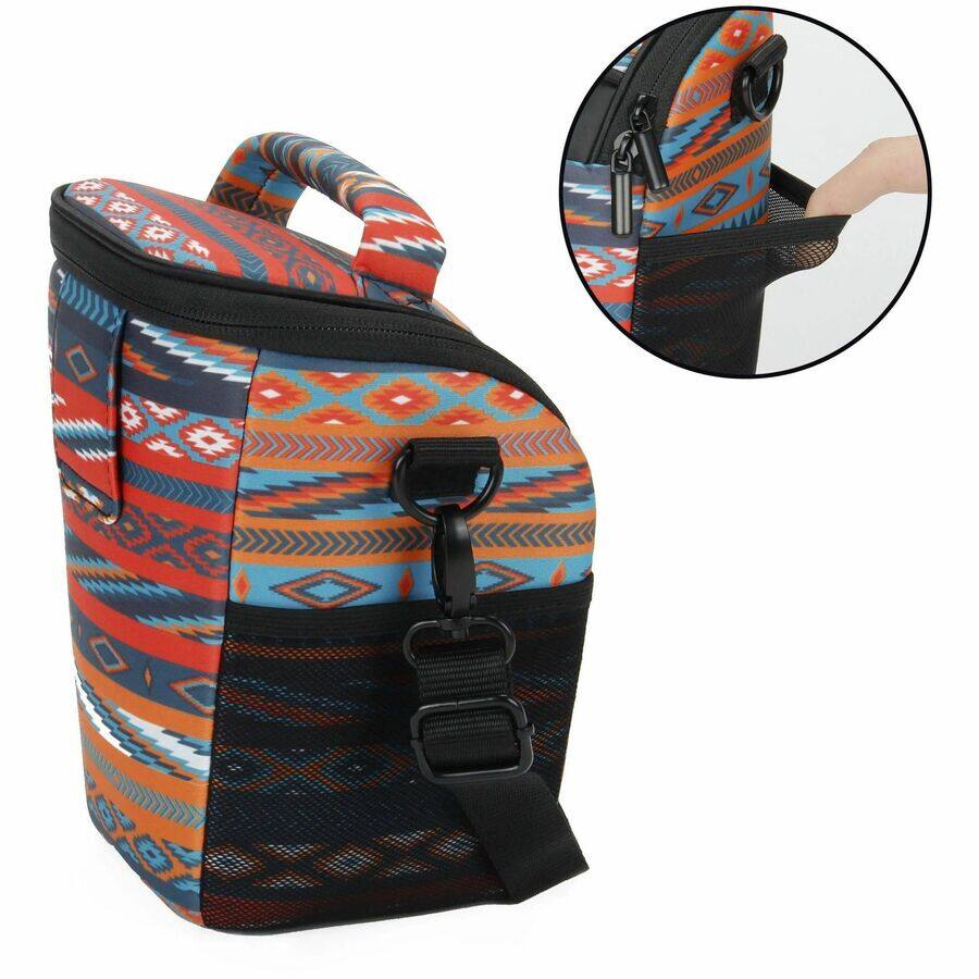 Alt View 5. Accessory Power - USA Gear GRQLQTL100SWEW Rugged Carrying Case Canon, Nikon DSLR Camera - Southwest - Weather Resistant, Rain Resistant - Southwest.