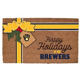 The Memory Company - 20" x 30" Holiday Gift Wrap Coir Door Mat - Multicolor