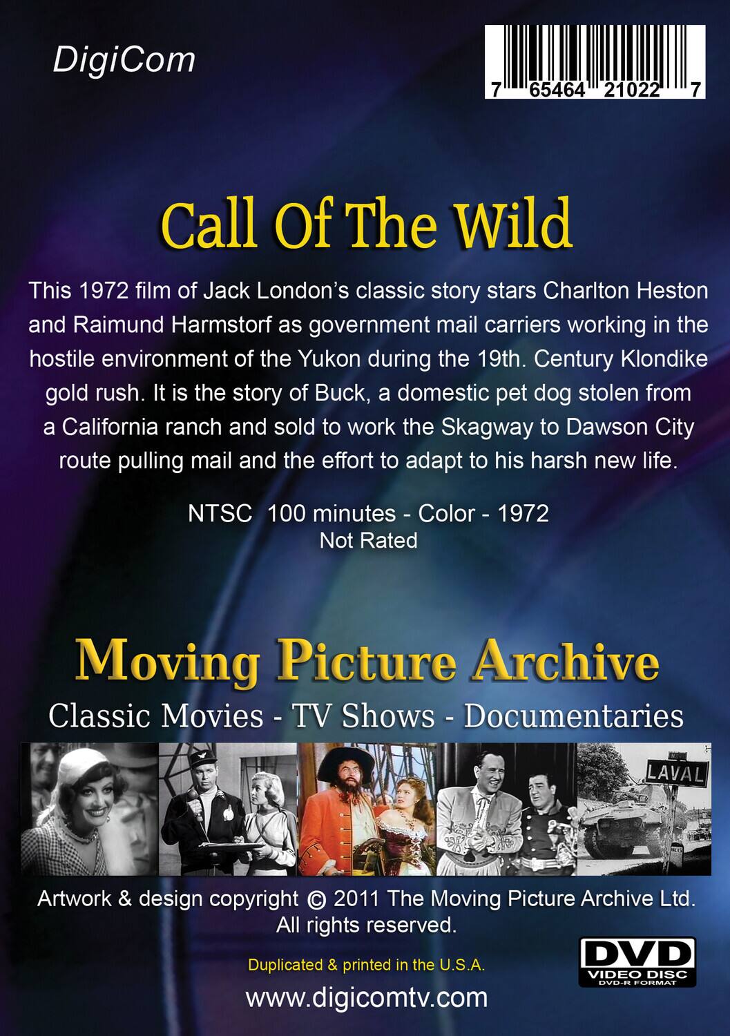 Alt View 1. Call of the Wild   - DVD.