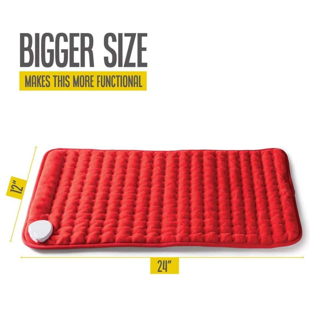 BIGGER SIZE  
MAKES THIS MORE FUNCTIONAL  

12"  
24"