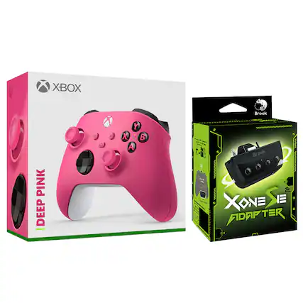 XBOX Brook PINK DEEP 6 1 Y X B A & aE SmL an - eE Breek 2 DEES SE 2 A XONE = ADAPTER