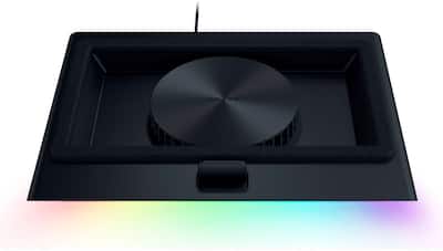 Razer Laptop Cooling Pad with Intelligent Fan Control and Chroma Razer Laptop Cooling Pad with Intelligent Fan Control and Chroma