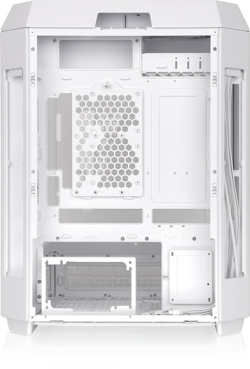Alt View 18. Thermaltake - Tower 600 Mid Tower ATX PC Case - Snow.