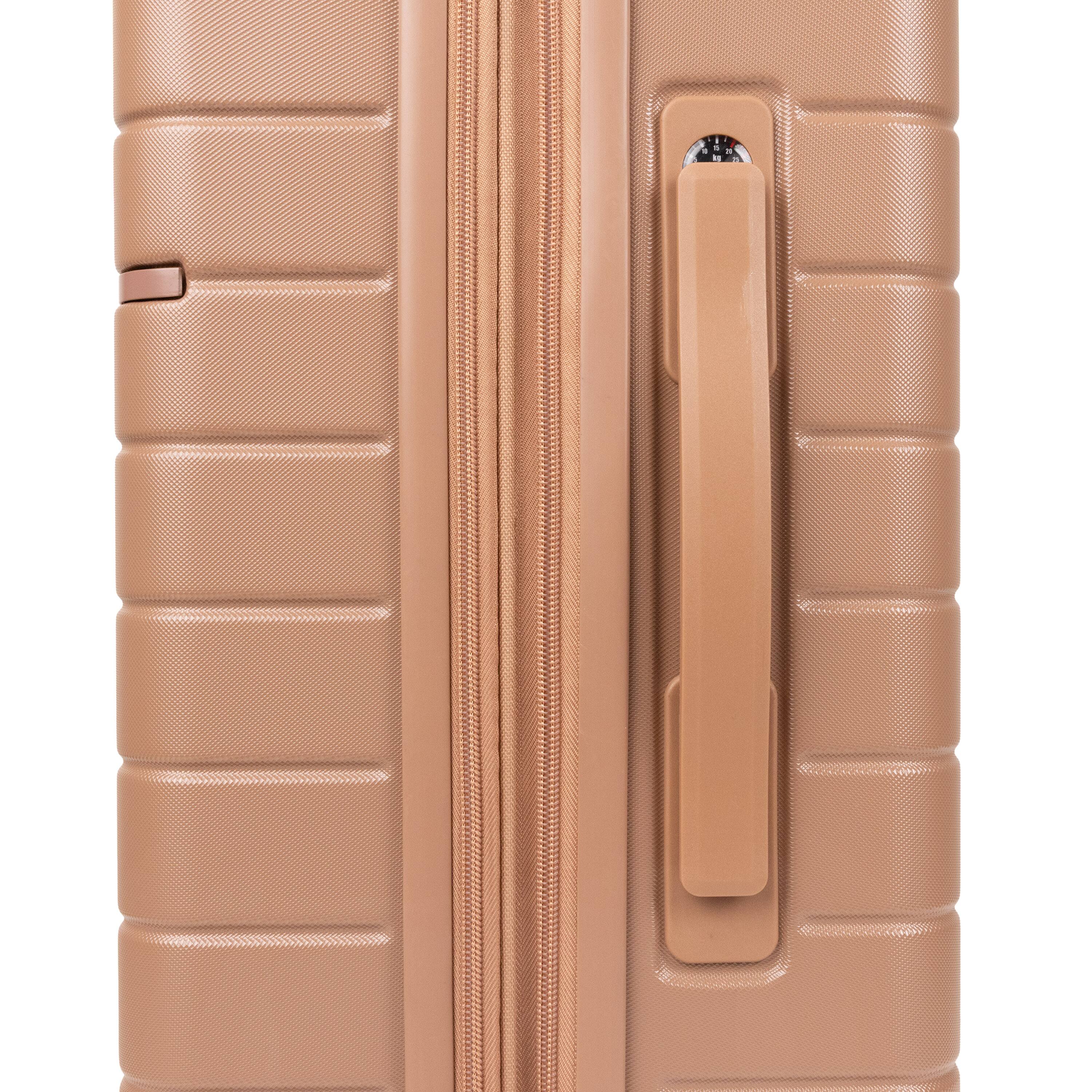 Alt View 6. Bugatti - Bugatti Munich Pro 3 Piece Hardside Luggage Set - MOCHA.