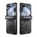Left. SUPCASE - Galaxy Z Flip7 Unicorn Beetle PRO Rugged Case with Belt Clip-Black - Black.