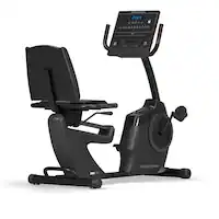 ProForm - 325 CSX Bike; 5" LCD Display & Device Shelf, 22 Digital Resistance Levels, Compact Design, & Powered by iFIT - Black - Front_Zoom