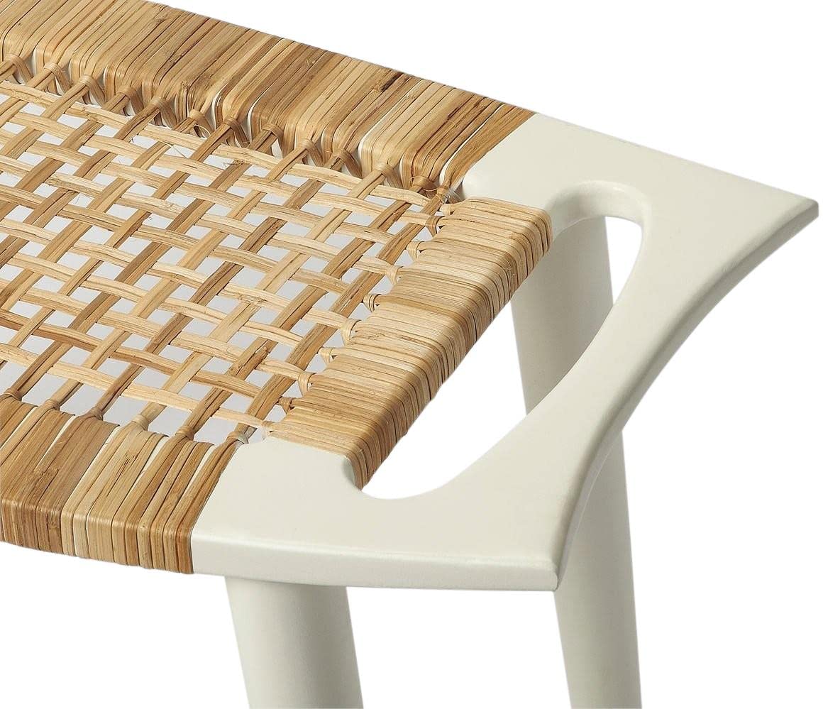 Left. Butler Specialty - Tristan Stool - White.