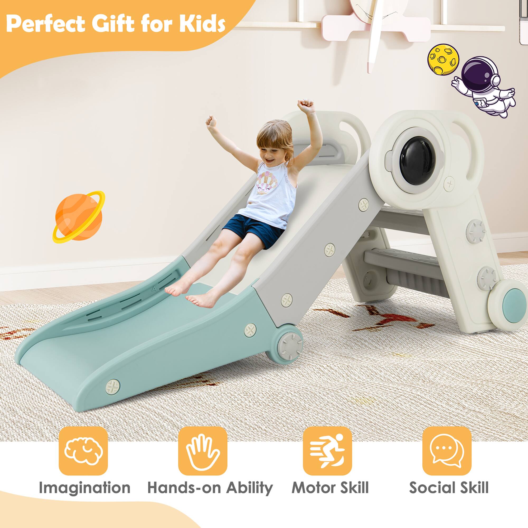 Perfect Gift for Kids

- Imagination
- Hands-on Ability
- Motor Skill
- Social Skill