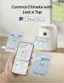 Control Climate with Just a Tap DREO works with Alexa and Google Home with 1 Dehumidification Coel Dry Fian Target Humidity - 60% + 4 & Dry EON Living Room + Kitchen Conditioner 5 Auto 3-in-1 Modes Cool Dry Fan Cool 75F Cooling Cool Dry Fan SAA NT Artin 9:00PM Cool - Sitting 75 Seming 100 - - - - Usage Target Temp 75 "F + 65 65 Om Sleep ECO -