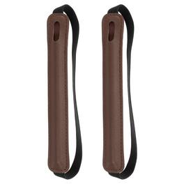 Unique Bargains - 2pcs Universal Stylus Holder for Tablet Retractable Elastic Pen Sleeve Pouch for Tablet Case Notebook - Brown