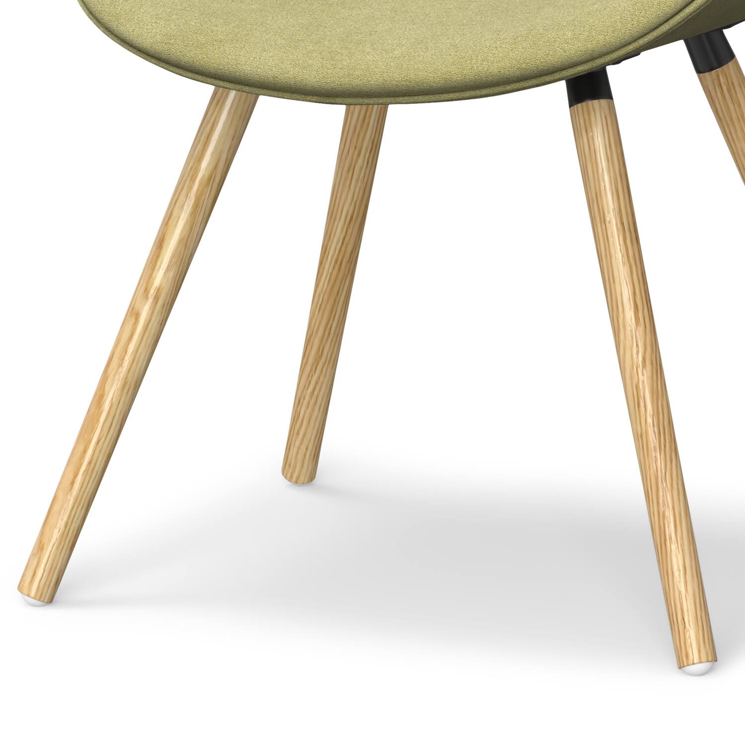 Alt View 4. Simpli Home - Malden Bentwood Dining Chair with Light Wood in Acid Green Woven Fabric - Acid Green.