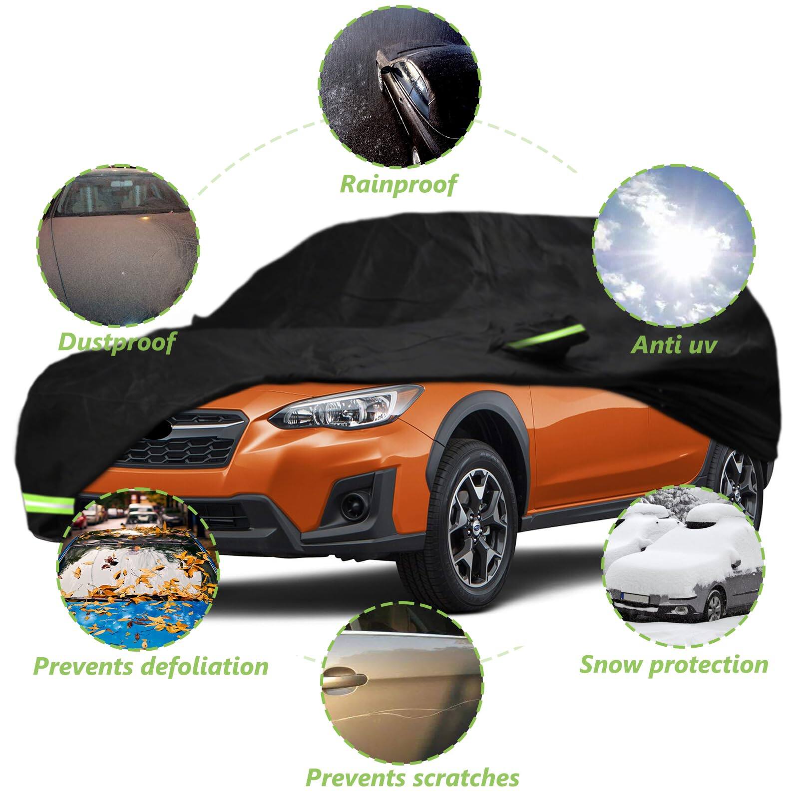 - Rainproof
- Dustproof
- Anti UV
- Prevents defoliation
- Snow protection
- Prevents scratches