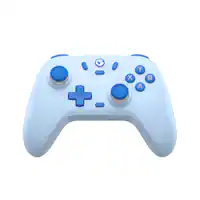 GameSir - Nova Lite Wireless Controller for Windows PC, iOS, Android, Switch/Steam Deck, w/ Hall Effect, Turbo, Rumble Vibration - Blue - Front_Zoom