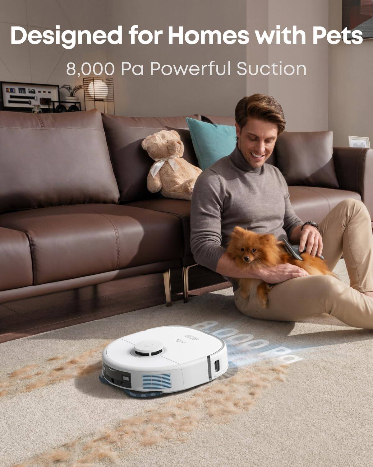 Designed for Homes with Pets  
8,000 Pa Powerful Suction