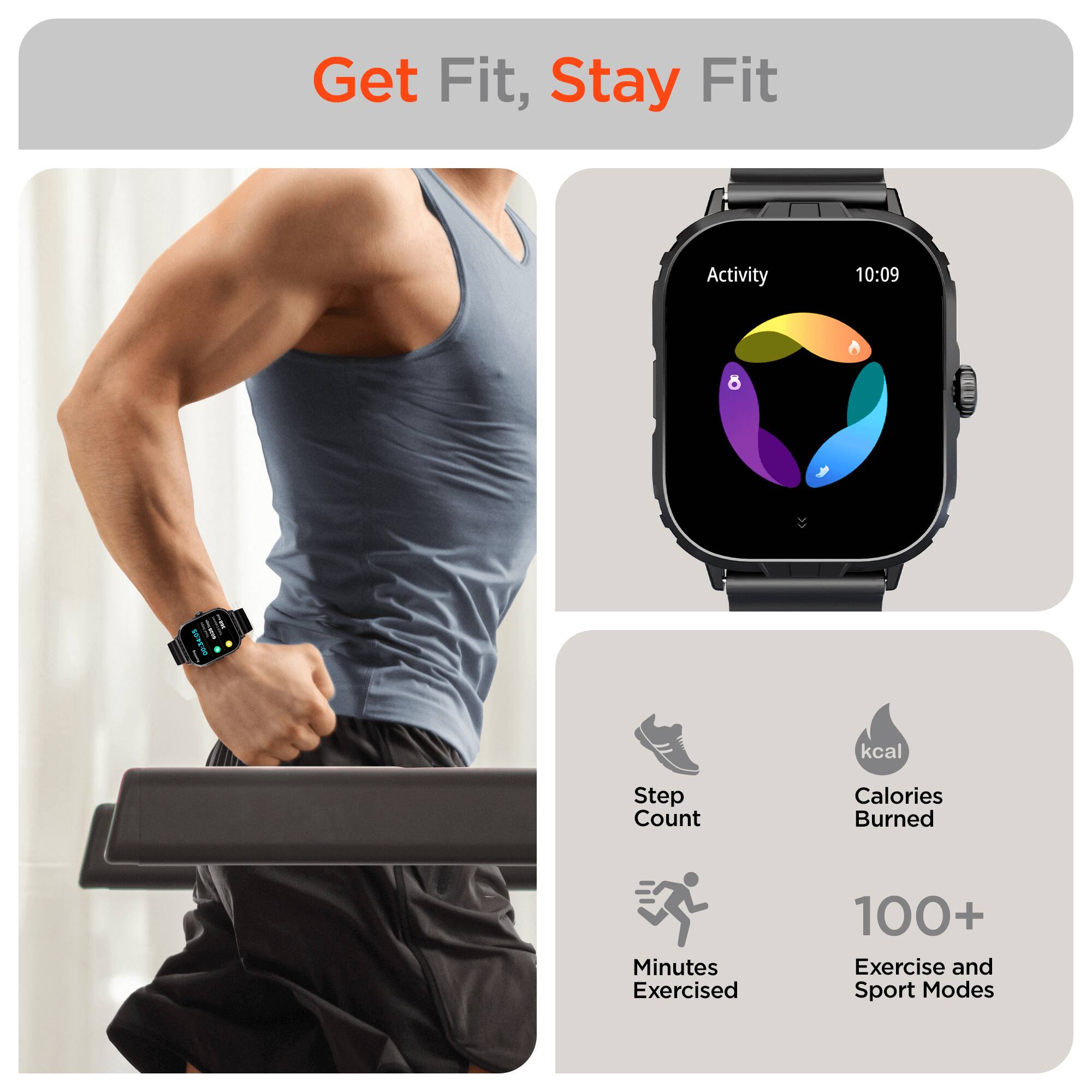 Get Fit, Stay Fit

Activity 10:09

Step Count Calories Burned Minutes Exercised 100+ Exercise and Sport Modes