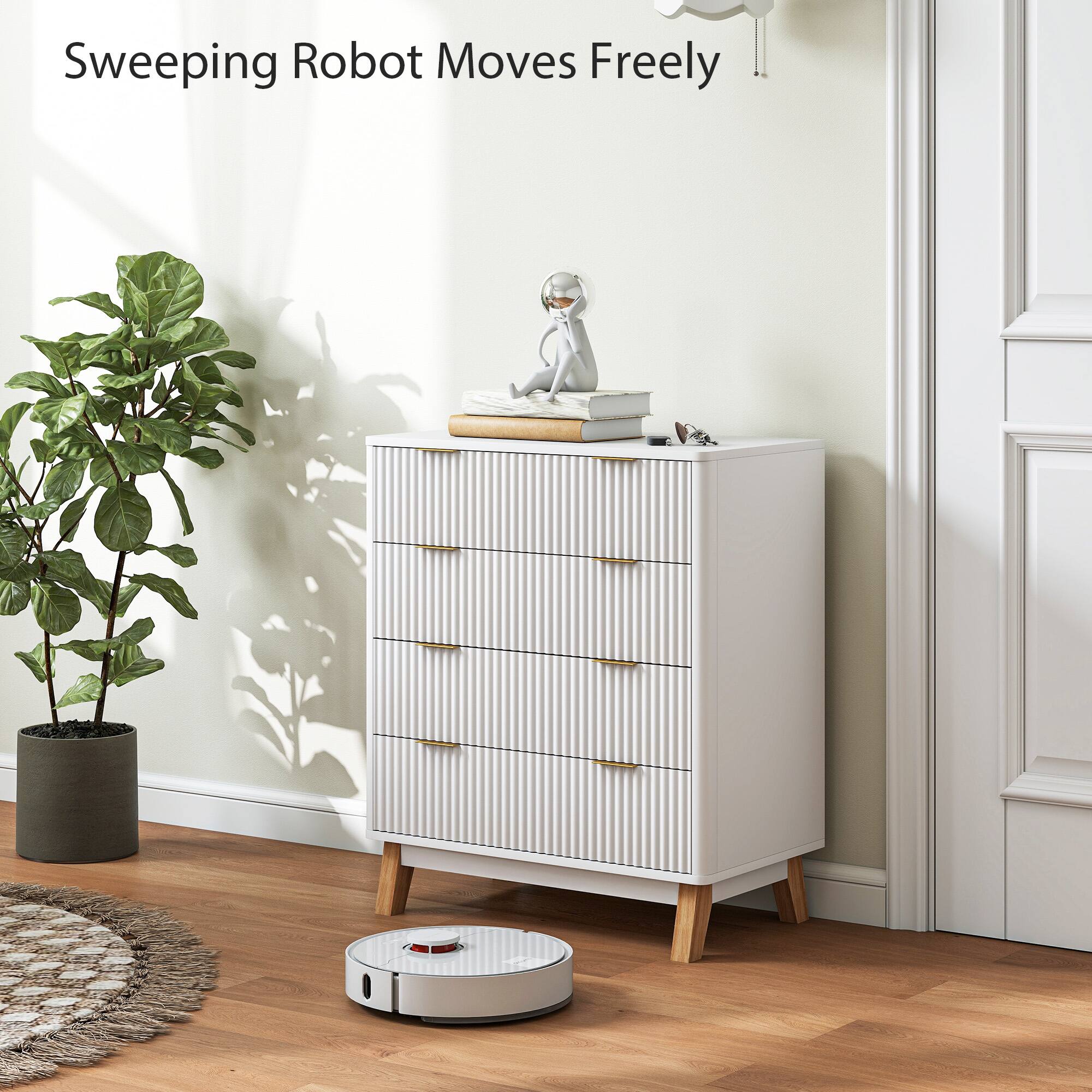 Sweeping Robot Moves Freely