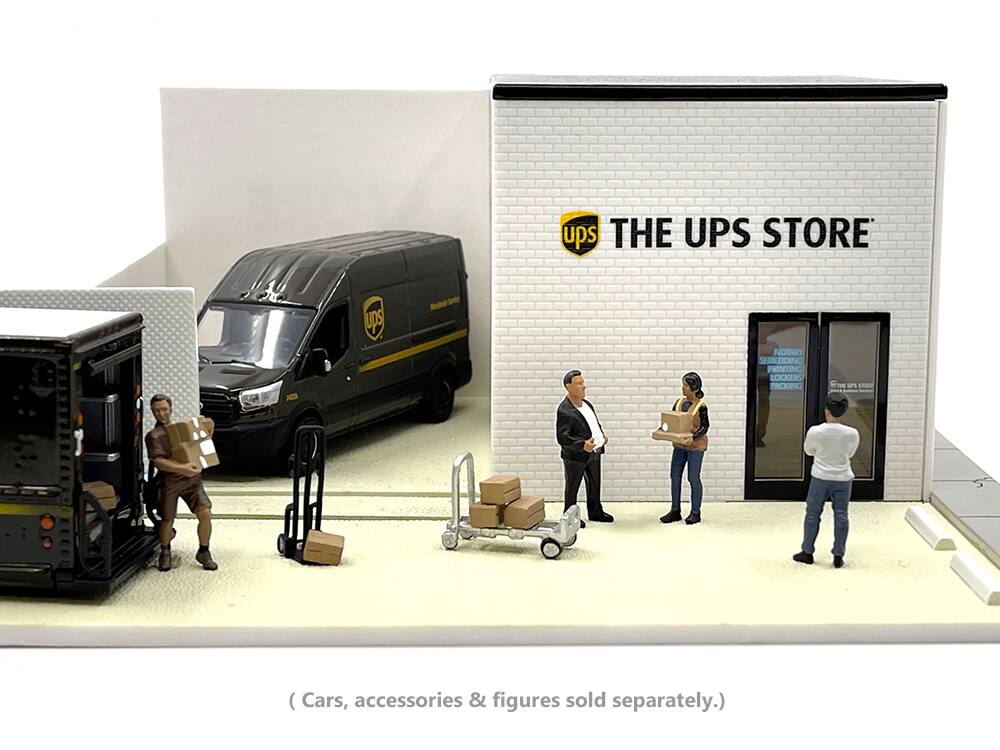 ups THE UPS STORE ups NOTARY SHREDDING LOCKING PAOKNG - uPS 1 () (Cars, accessories & figures sold separately.)