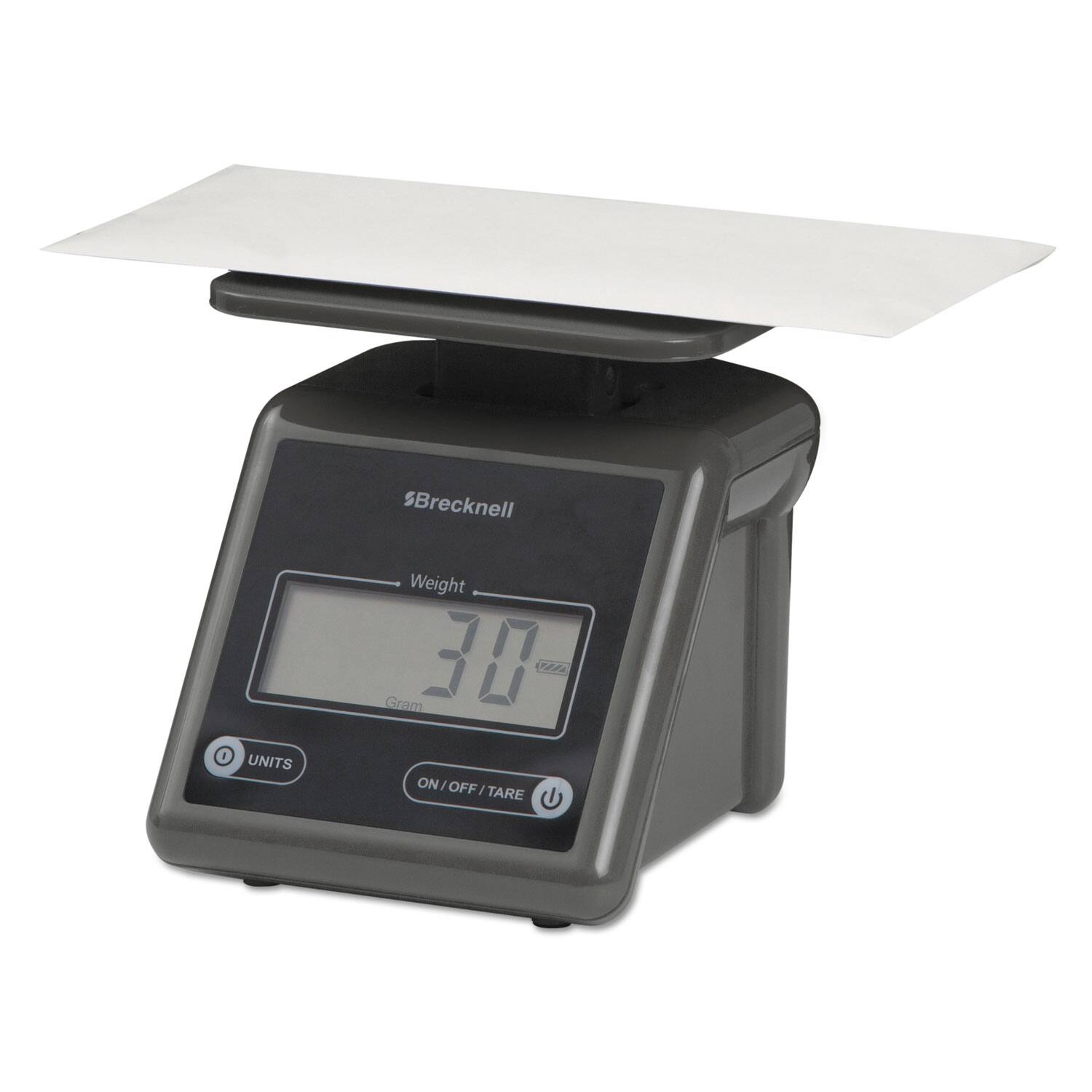 Brecknell  
Weight: 30 Gram  
Units  
ON / OFF / TARE