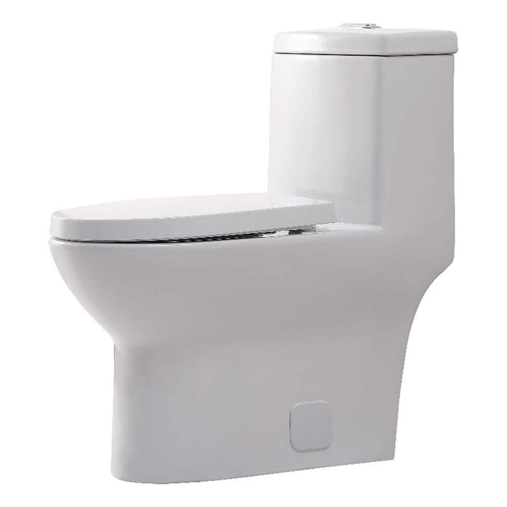 Elegant Kitchen and Bath - Winslet One-piece elongated Toilet 28x15x30 - White