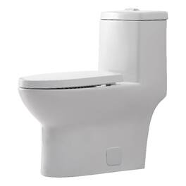 Elegant Kitchen and Bath - Winslet One-piece elongated Toilet 28x15x30 - White