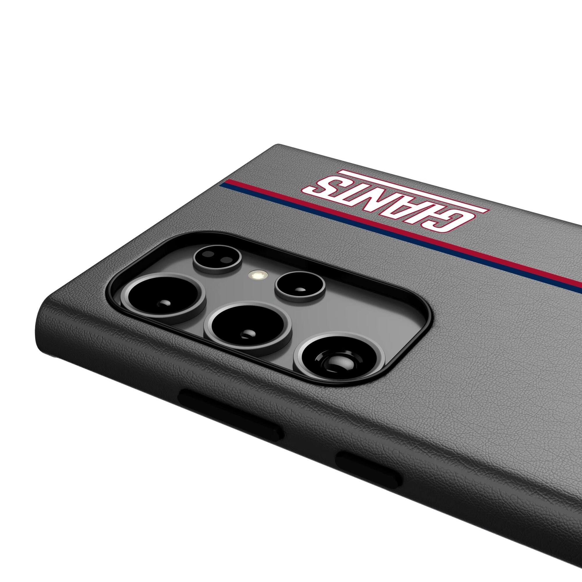 Alt View 2. Keyscaper - New York Giants Galaxy Magnetic Bump Case - S25 Ultra - Black.