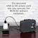 The included USB to DC power cord lets you operate the MCR-60 without batteries. (cell phone charger and power strip not included)