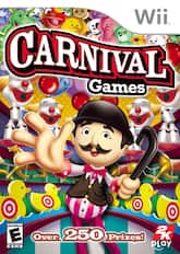 Wii TM TM CARNIVAL Games O EVERYONE E Over 250 Prizes! 2K pLay CONTENT ESRB MATED BY
